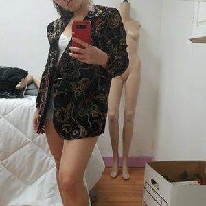 Vintage gold accent vest